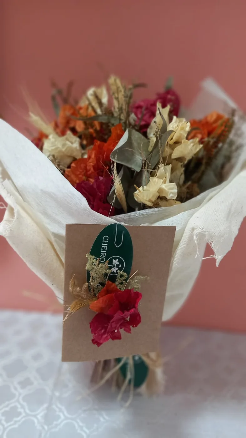 Buquê de referência na paleta escolhida